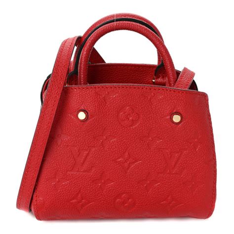 lv montaigne nano|LOUIS VUITTON Empreinte Montaigne Nano Cherry.